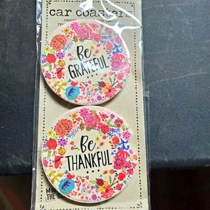 NEW boho stone car coasters